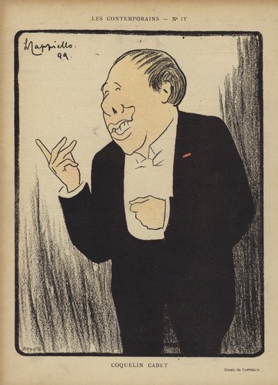 Coquelin Cadet, Illustratie voor Le Rire door after Leonetto Cappiello