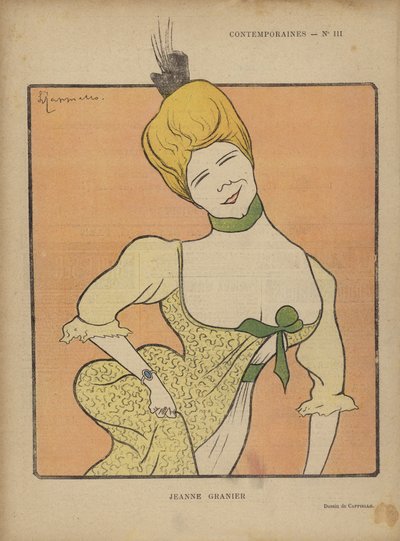 Jeanne Granier, Illustratie voor Le Rire door after Leonetto Cappiello