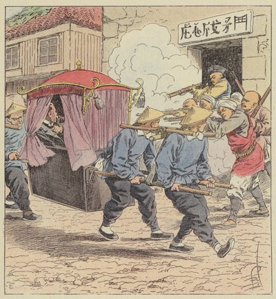 Moord op baron Ketteler, ambassadeur van Duitsland in Peking door after Louis Charles Bombled