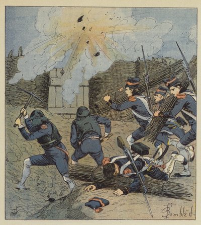 Geen van de oude vestingen was veilig, ze waren niet langer houdbaar door after Louis Charles Bombled