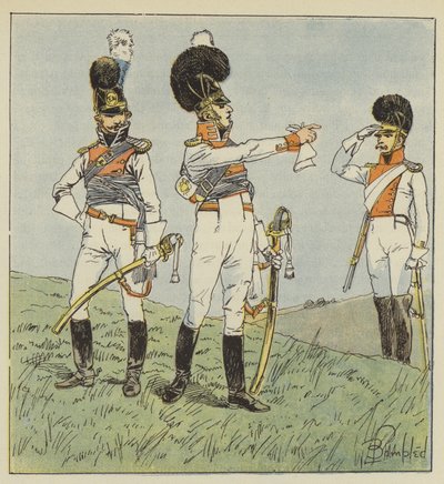 Kolonel van chevau-legers, Beierse officier, Kolonel van dragonders door after Louis Charles Bombled