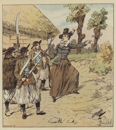Ze had een zeer actieve rol gespeeld in de oorlogen van de Vendée door after Louis Charles Bombled