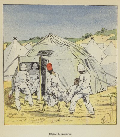 Veldhospitaal door after Louis Charles Bombled