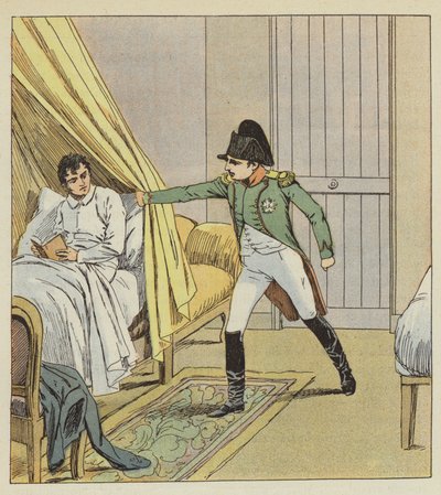 Ik zag een arm mijn gordijn met gezag openen door after Louis Charles Bombled