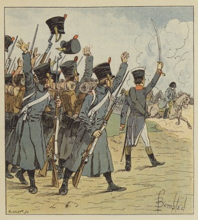 Ik behandelde hen hard, maar ze riepen niet minder Leve de Keizer! door after Louis Charles Bombled
