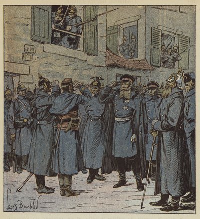 Kapitein Pendezec en generaal Treskow door after Louis Charles Bombled