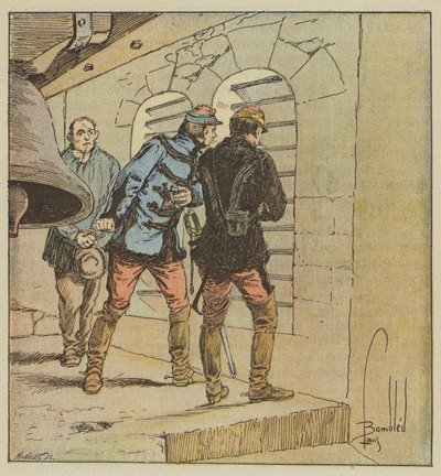 Generaal Chanzy in de klokkentoren van Terminiers door after Louis Charles Bombled