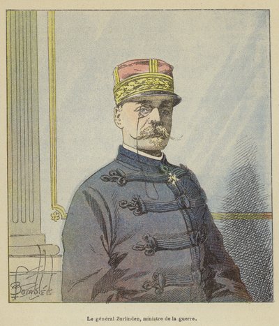 Generaal Zurlinden, minister van oorlog door after Louis Charles Bombled