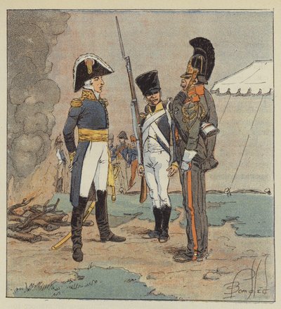 Maarschalk Augereau, hertog van Castiglione door after Louis Charles Bombled
