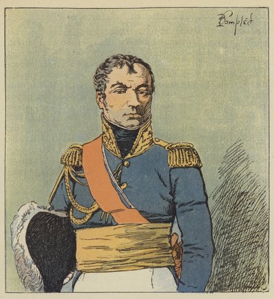 Maarschalk Oudinot door after Louis Charles Bombled