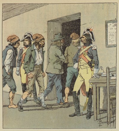 De gevangenissen waren gevuld met sans-culottes en alles wat de samenleving het meest onzuiver had door after Louis Charles Bombled