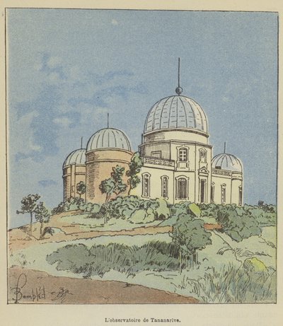 Het observatorium van Tananarive door after Louis Charles Bombled