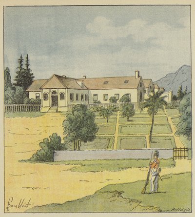 Longwood door after Louis Charles Bombled