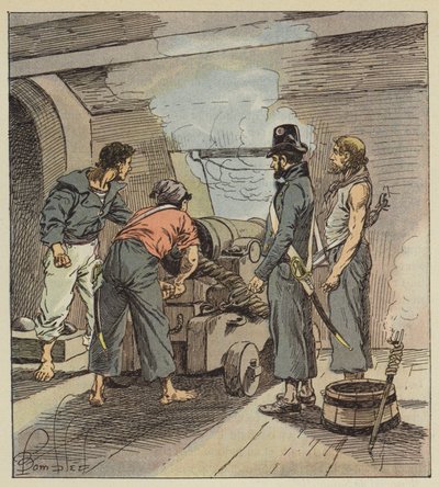 Matrozen 1805-1815 door after Louis Charles Bombled