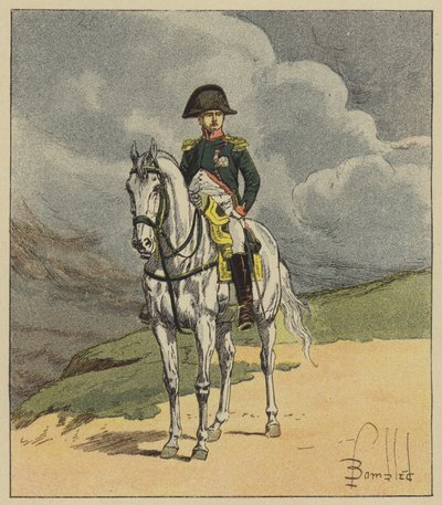 Napoleon Bonaparte door after Louis Charles Bombled