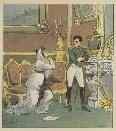 Napoleon en mevrouw Hatzfeld door after Louis Charles Bombled
