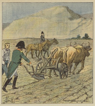 Napoleon ploegt een voor door after Louis Charles Bombled