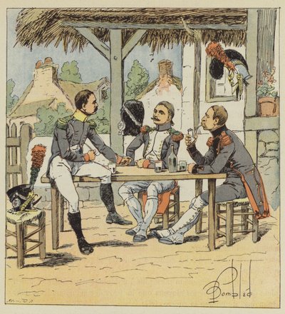 Voltigeur, jager te voet en genie-sappeur door after Louis Charles Bombled
