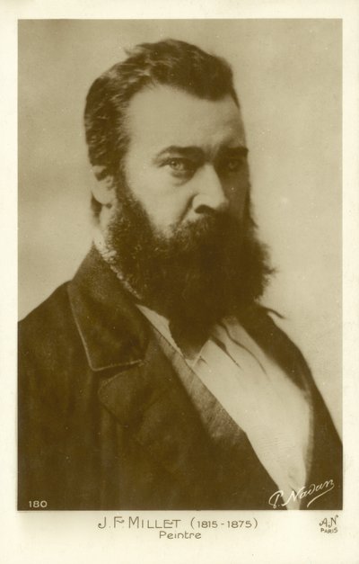 Jean-Francois Millet, Franse schilder door after Nadar