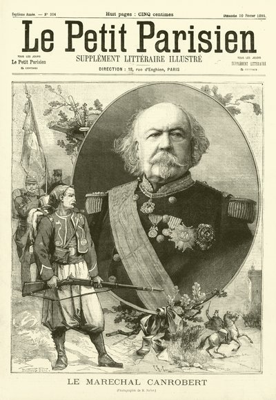 Maarschalk Canrobert, Franse soldaat door after Nadar