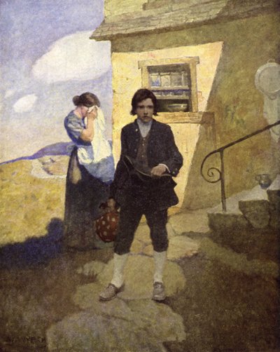Illustratie voor Schateiland door after Newell Convers Wyeth