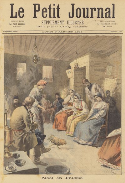 Kerstmis in Rusland door after Oswaldo Tofani