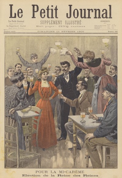 Verkiezing van de Mid-Lent koningin der koninginnen door after Oswaldo Tofani