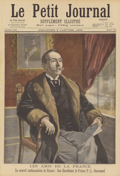 Lev Pavlovich Urusov, nieuwe Russische ambassadeur in Frankrijk door after Oswaldo Tofani