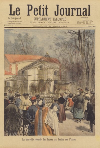 Nieuw wildverblijf in de Jardin des Plantes door after Oswaldo Tofani