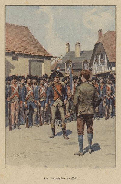 Een vrijwilliger van 1792 door after Paris
