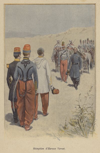 De ontvangst van Horace Vernet door after Paris