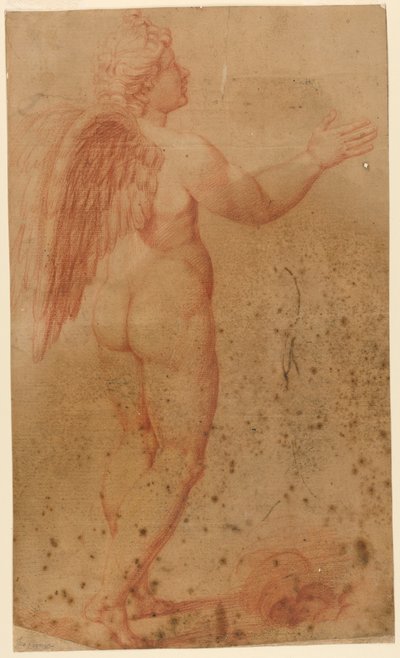 Cupido van Amor Ruzie met Zeus, Na Raphael door after Raphael