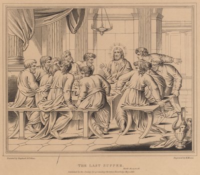 Het Laatste Avondmaal door after Raphael
