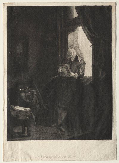 Portret van Jan Six door after Rembrandt van Rijn