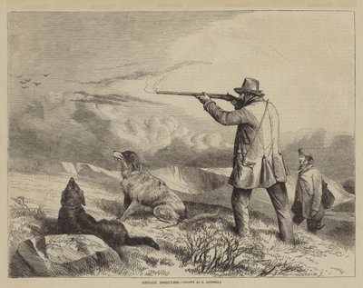 Korhoenschieten door after Richard Ansdell