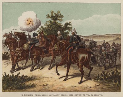 13-Ponders Royal Horse Artillery komt in actie bij Tel-El-Mahuta door after Richard Simkin