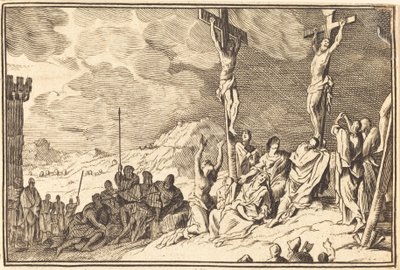Christus sterft aan het kruis door after Sébastien Le Clerc I