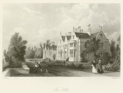 Fox Hills door after Thomas Allom