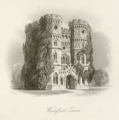 Wainfleets Toren door after Thomas Allom