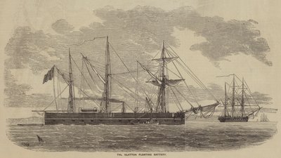 De Glatton Drijvende Batterij door after Thomas Harrington Wilson