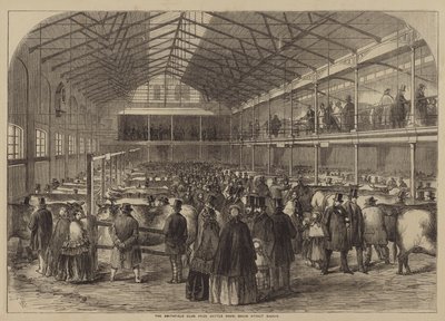 De Smithfield Club Prijsvlees Show, Baker Street Bazaar door after Thomas Harrington Wilson