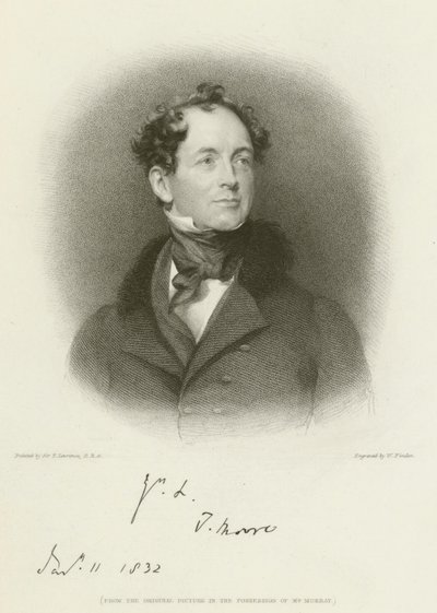 Thomas Moore door after Thomas Lawrence