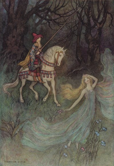 Geoffrey Chaucer, Het Verhaal van Sir Thopas door after Warwick Goble