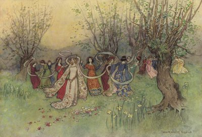Geoffrey Chaucer, Het Boek van de Hertogin door after Warwick Goble