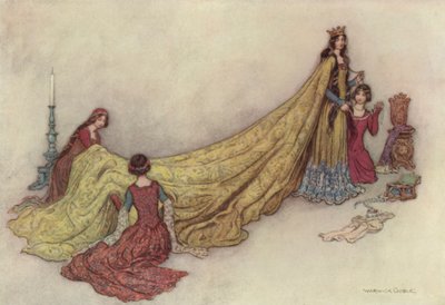 Geoffrey Chaucer, Het Verhaal van de Klerk door after Warwick Goble