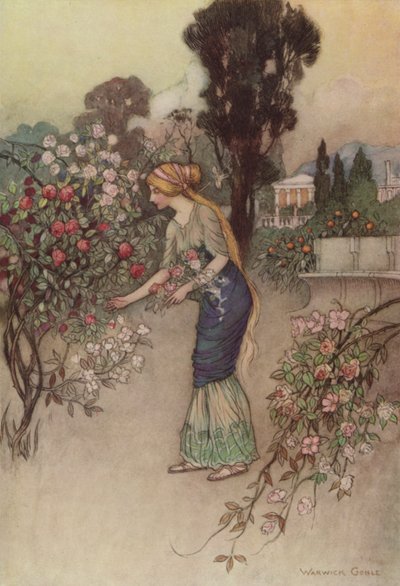 Geoffrey Chaucer, Het Verhaal van de Ridder door after Warwick Goble