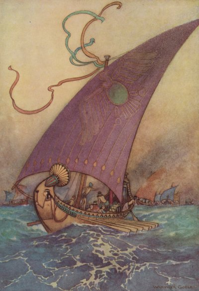 Geoffrey Chaucer, De Legende van Goede Vrouwen door after Warwick Goble