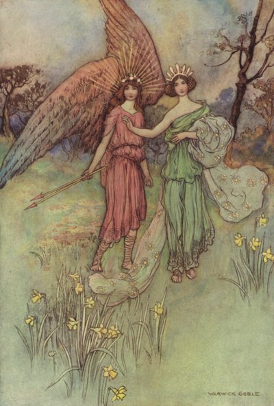 Geoffrey Chaucer, De Legende van Goede Vrouwen door after Warwick Goble