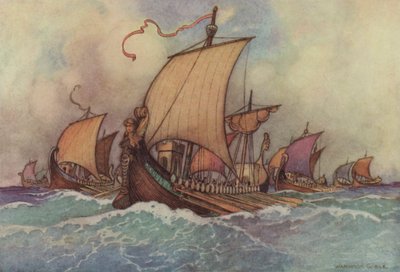 Geoffrey Chaucer, Troilus en Criseyde door after Warwick Goble