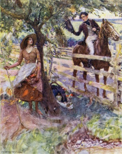 Maud Miller door after William Hatherell